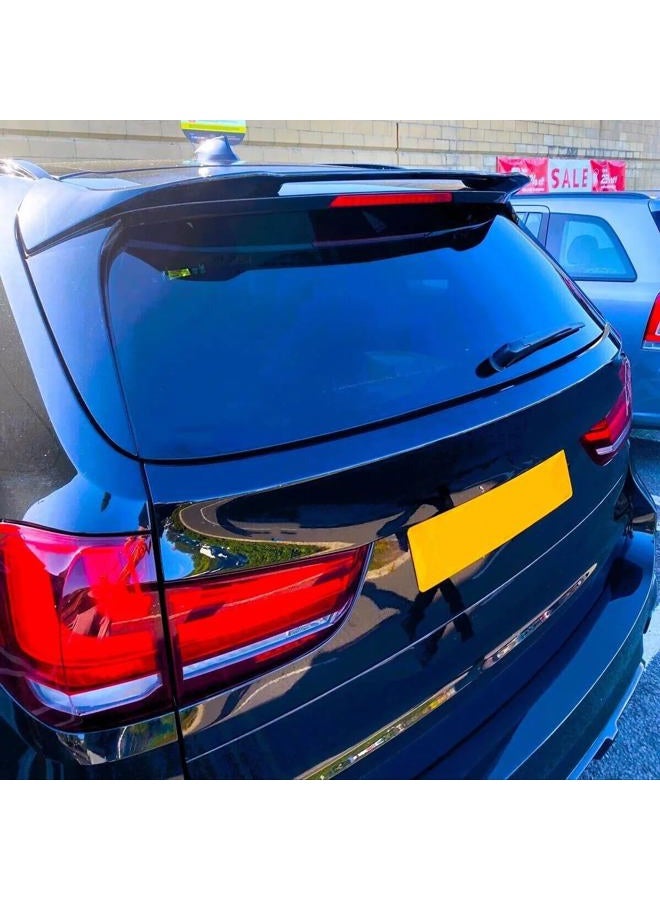 NEESPOC Rear Tailgate Roof Spoiler Visor Wing Fit for BMW X5 F15 35d/ 35i/ 40e/ 50i 2014 2015 2016 2017 2018 Performance Style Lip Exterior Accessories Gloss Black - Image 4