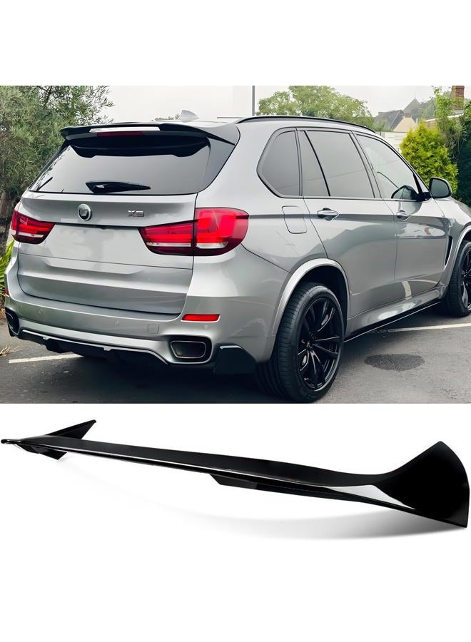NEESPOC Rear Tailgate Roof Spoiler Visor Wing Fit for BMW X5 F15 35d/ 35i/ 40e/ 50i 2014 2015 2016 2017 2018 Performance Style Lip Exterior Accessories Gloss Black - Image 1