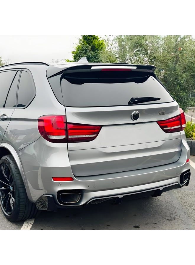 NEESPOC Rear Tailgate Roof Spoiler Visor Wing Fit for BMW X5 F15 35d/ 35i/ 40e/ 50i 2014 2015 2016 2017 2018 Performance Style Lip Exterior Accessories Gloss Black - Image 2