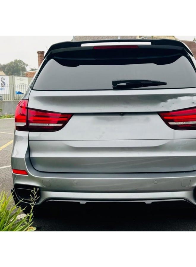 NEESPOC Rear Tailgate Roof Spoiler Visor Wing Fit for BMW X5 F15 35d/ 35i/ 40e/ 50i 2014 2015 2016 2017 2018 Performance Style Lip Exterior Accessories Gloss Black - Image 3