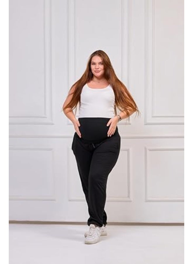 توباي سويت بانت شتوي للحوامل مبطن – تصميم دافئ ومرن بخامة ناعمة ومريحة لإطلالة عصرية وأنيقة في الأجواء الباردة - Image 5