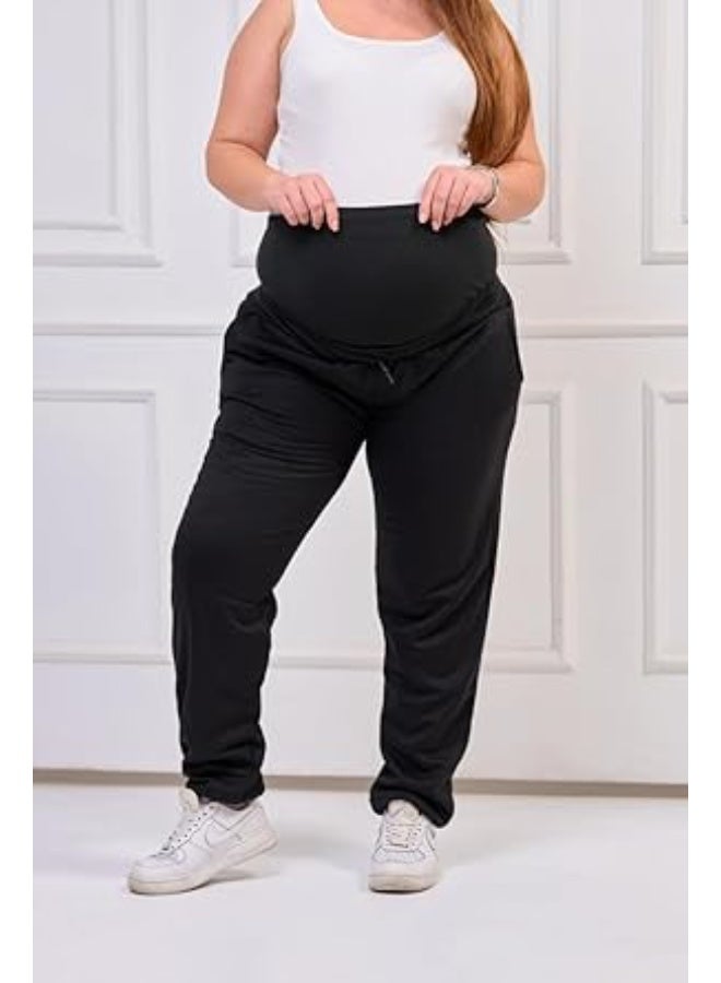 توباي سويت بانت شتوي للحوامل مبطن – تصميم دافئ ومرن بخامة ناعمة ومريحة لإطلالة عصرية وأنيقة في الأجواء الباردة - Image 3