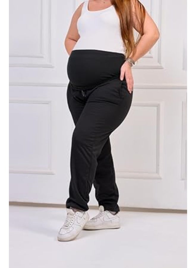 توباي سويت بانت شتوي للحوامل مبطن – تصميم دافئ ومرن بخامة ناعمة ومريحة لإطلالة عصرية وأنيقة في الأجواء الباردة - Image 4