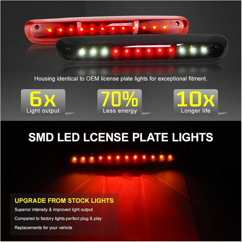 QASULER 3rd Brake Light for Hummer H3T and Chevrolet Silverado - Image 4