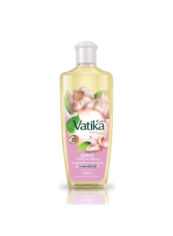 Vatika Naturals Garlic Enriched Hair Oil- 200ml - Image 1