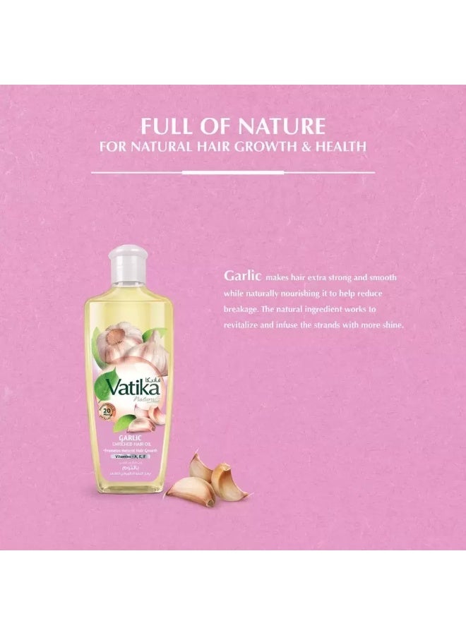 Vatika Naturals Garlic Enriched Hair Oil- 200ml - Image 4