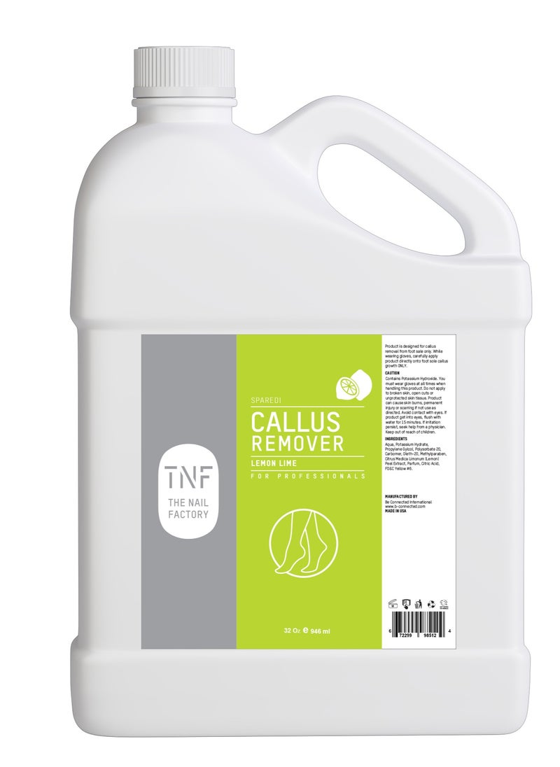 TNF Callus Remover, Lemon Lime Scent, 128 OZ 