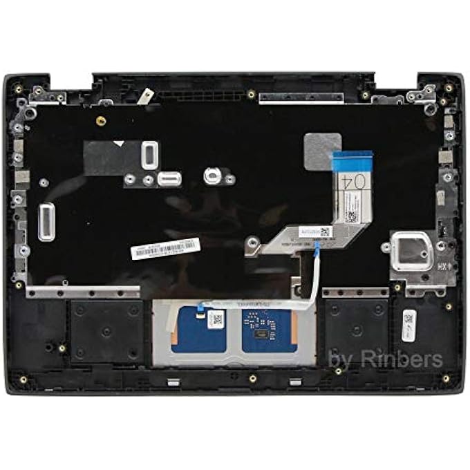 PALMREST UPPER CASE WITH US KEYBOARD AND TOUCHPAD ASSEMBLY REPLACEMENT FOR LENOVO CHROMEBOOK 11 100E 2ND GEN AMD AST 82CD 5CB0Z21474 (NOT FOR 100E GEN 2 INTEL VERSION 81MB OR MTK VERSION 81QB) - Image 2