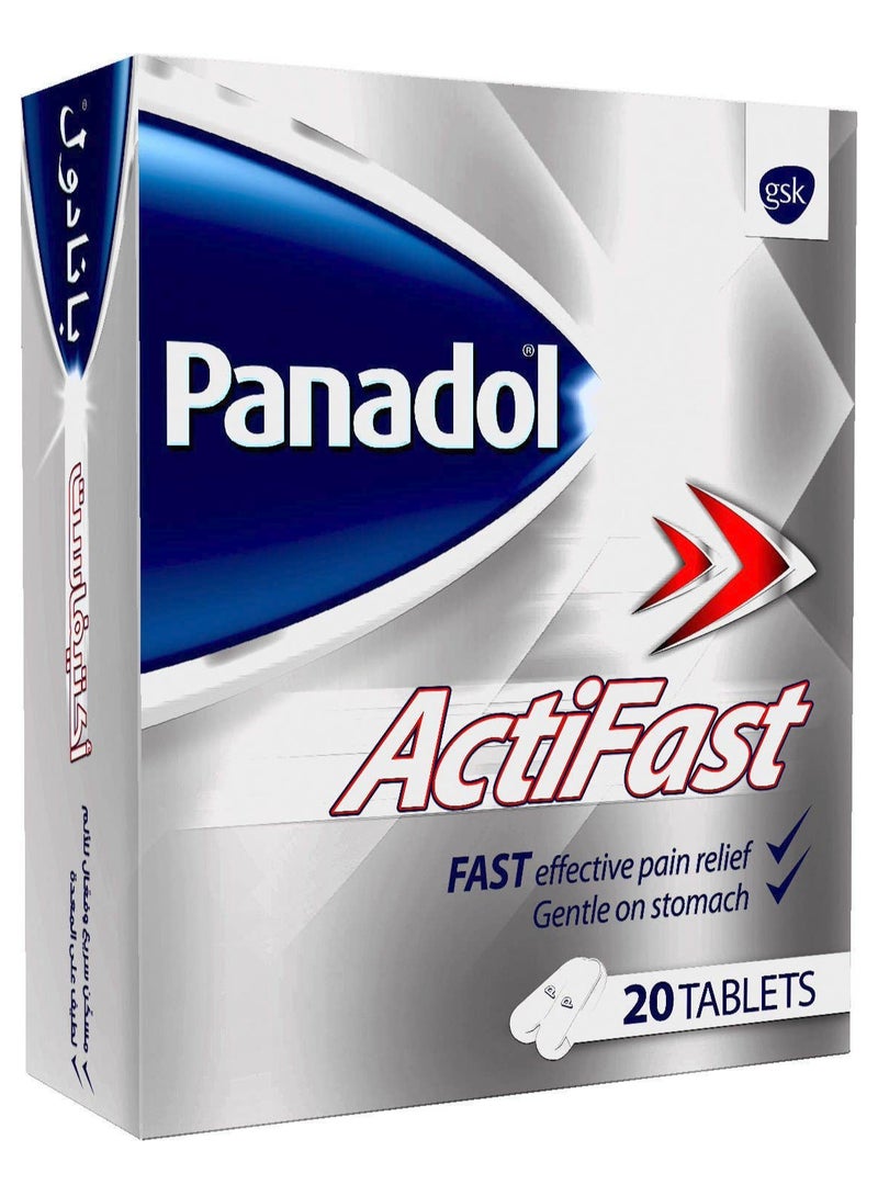 بانادول اكتيفاست 500 مجم 20 قرص - Image 5