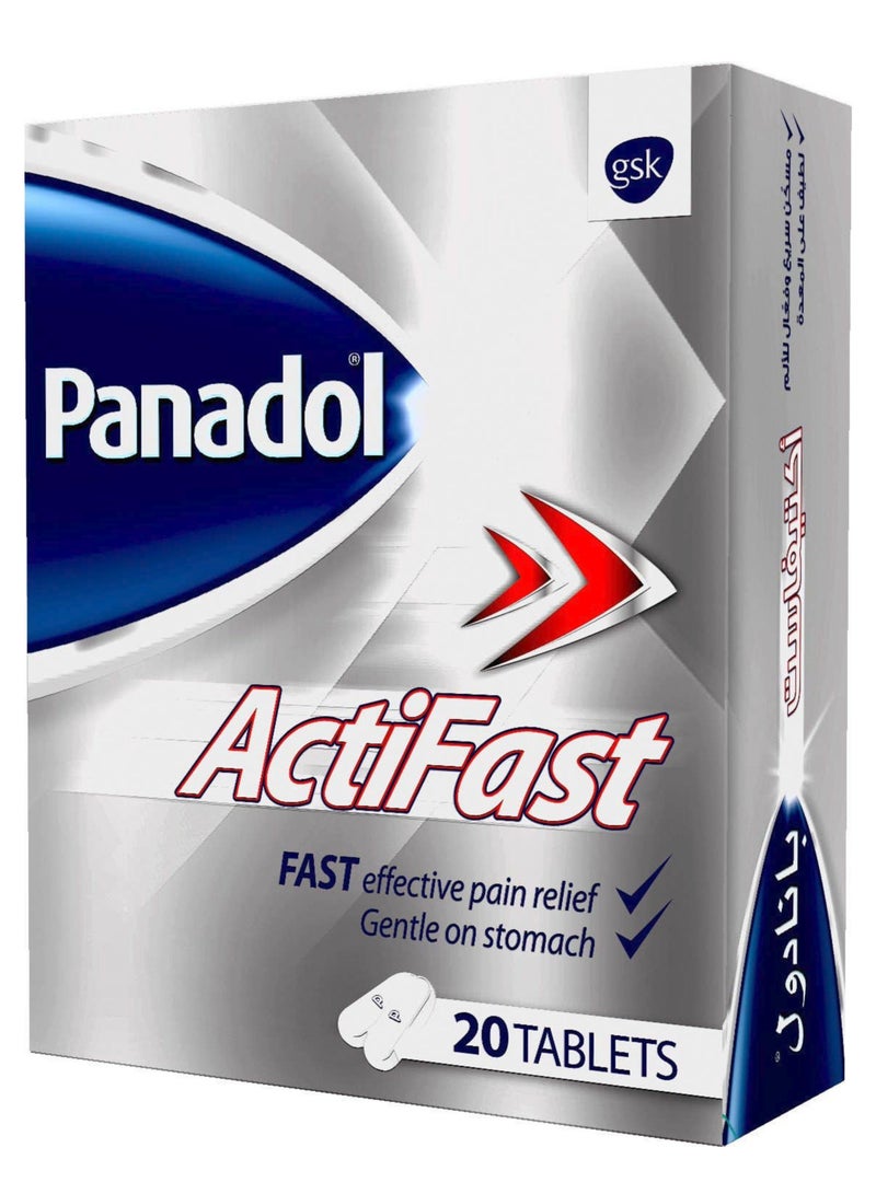 بانادول اكتيفاست 500 مجم 20 قرص - Image 4