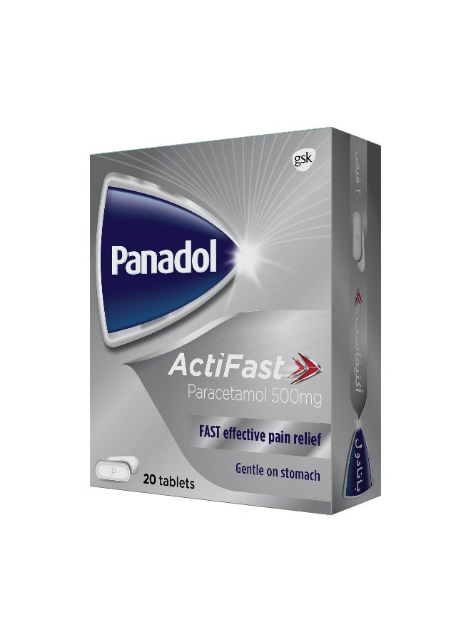 بانادول اكتيفاست 500 مجم 20 قرص - Image 2