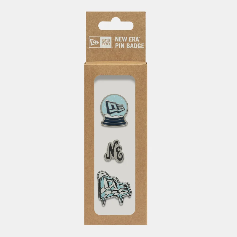 New Era Black Men's Pin Badge Gift Set (3 Pack) for Men | Best Price UAE