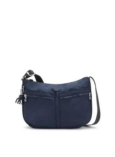كيبلينغ Medium Crossbody Female Blue Bleu 2 Izellah