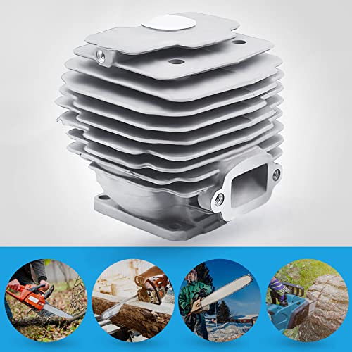 Adefol 46mm Chainsaw Super AV WB Cylinder Piston Gasket Kit For Stihl 028 with Fuel Line Fuel Filter Spark Plug Cylinder Gasket Muffler Gasket Needle Bearing Bar Stripe Replacement parts for 1118 020 1203 - Image 4