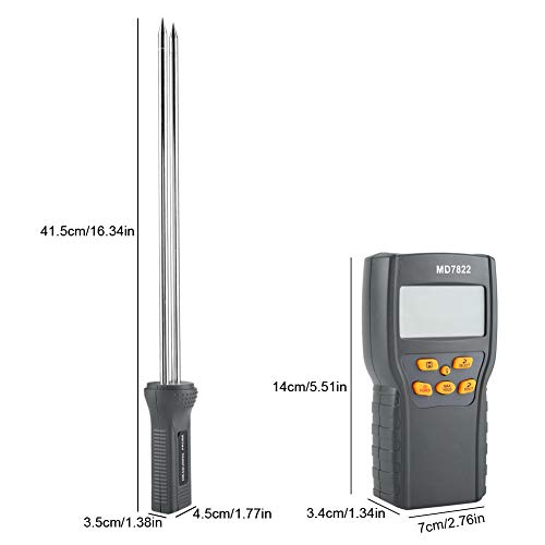 Tangxi Digital LCD Tools Moisture Meter, Grain Humidity Tester For Wheat Corn Paddy - Image 3