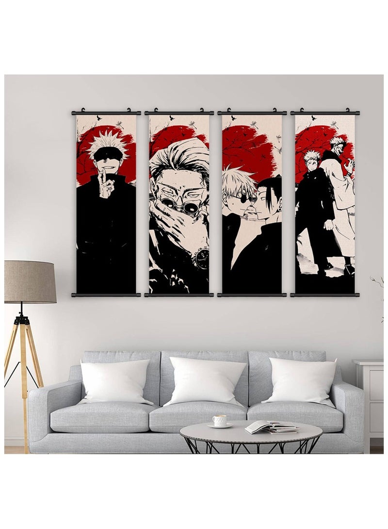 100X70CM Jujutsu Kaisen Gojo Satoru غرفة نوم غرفة المعيشة مكتب خلفية صورة معلقة - Image 2