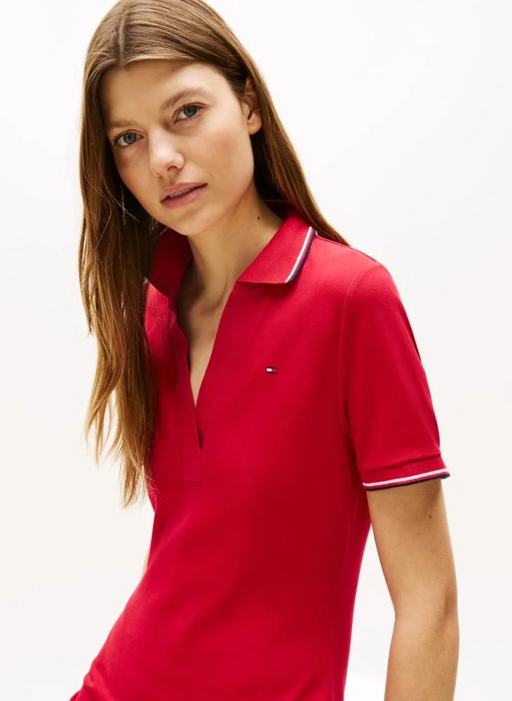 تومي هيلفيغر 1985 RWB TIP SLIM   POLO DRS
