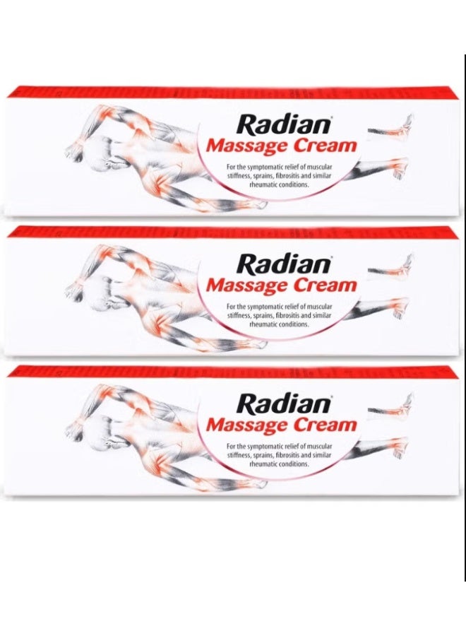 Radian Pack Of 3 Radian Massage Cream 100 gm - Image 1