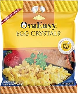 Ova Easy Ova Easy OvaEasy Whole Egg Crystals, All-Natural Powdered Eggs for Long-Term Storage, Pasteurized Egg Powder from 5 - Image 1