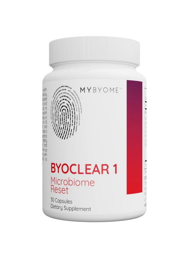 Systemic Formulas Systemic Formulas MyByome ByoClear 1 - Microbiome Reset. 30 Capsules. Digestion Health. Clinical Strength Herbal Complex  - Image 1