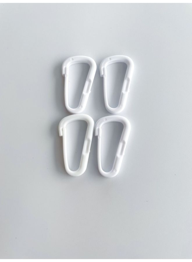 Loquat 220mm Tadpole Self-locking Data Cable Tie Storage Belt DIY Keychain Jewelry Blind Box Fashion Play Pendant Manufacturer-Color:White Keychain - Image 1