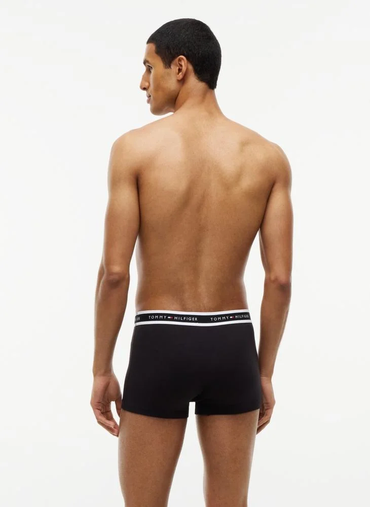 Tommy Hilfiger  3-Pack Signature Logo Waistband Trunks for Men | Best Price UAE