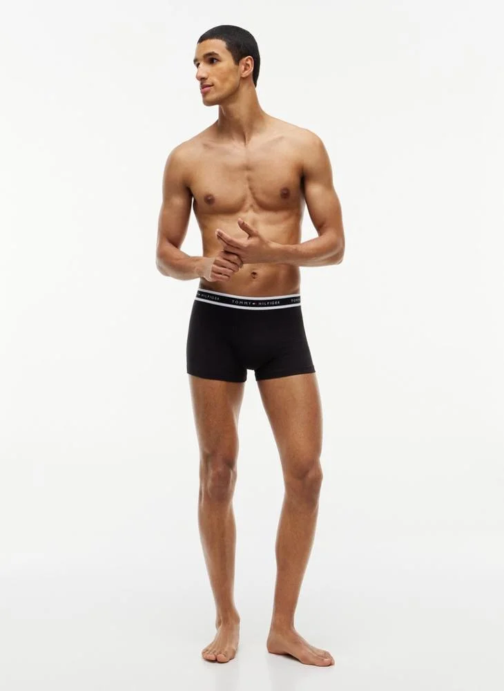 Tommy Hilfiger  3-Pack Signature Logo Waistband Trunks for Men | Best Price UAE
