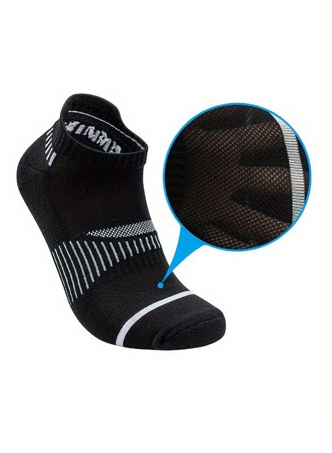 Socks Men's Sports Cushioned Breathable Low Cut Ankle Socks With Arch Support - 6 Pairs Running Socks Athletic Socks Moisture Wicking For All Seasons For Business Casual Wear - Image 3