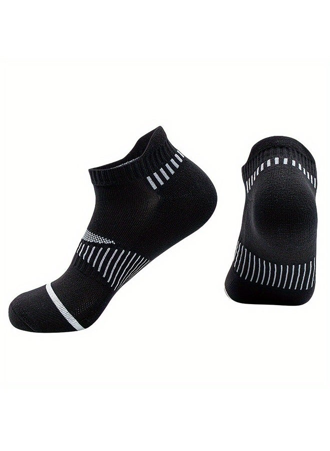 Socks Men's Sports Cushioned Breathable Low Cut Ankle Socks With Arch Support - 6 Pairs Running Socks Athletic Socks Moisture Wicking For All Seasons For Business Casual Wear - Image 2
