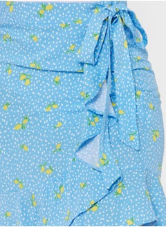 NEW LOOK Printed Ruffle Skirt  - Image 3