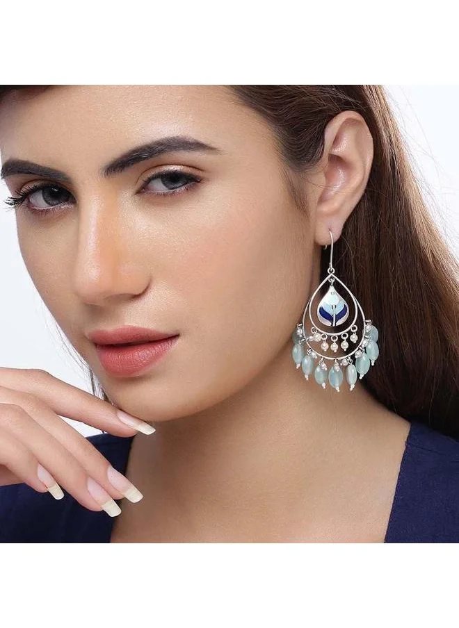 فويلا Bagh E Fiza Green Beads Earrings