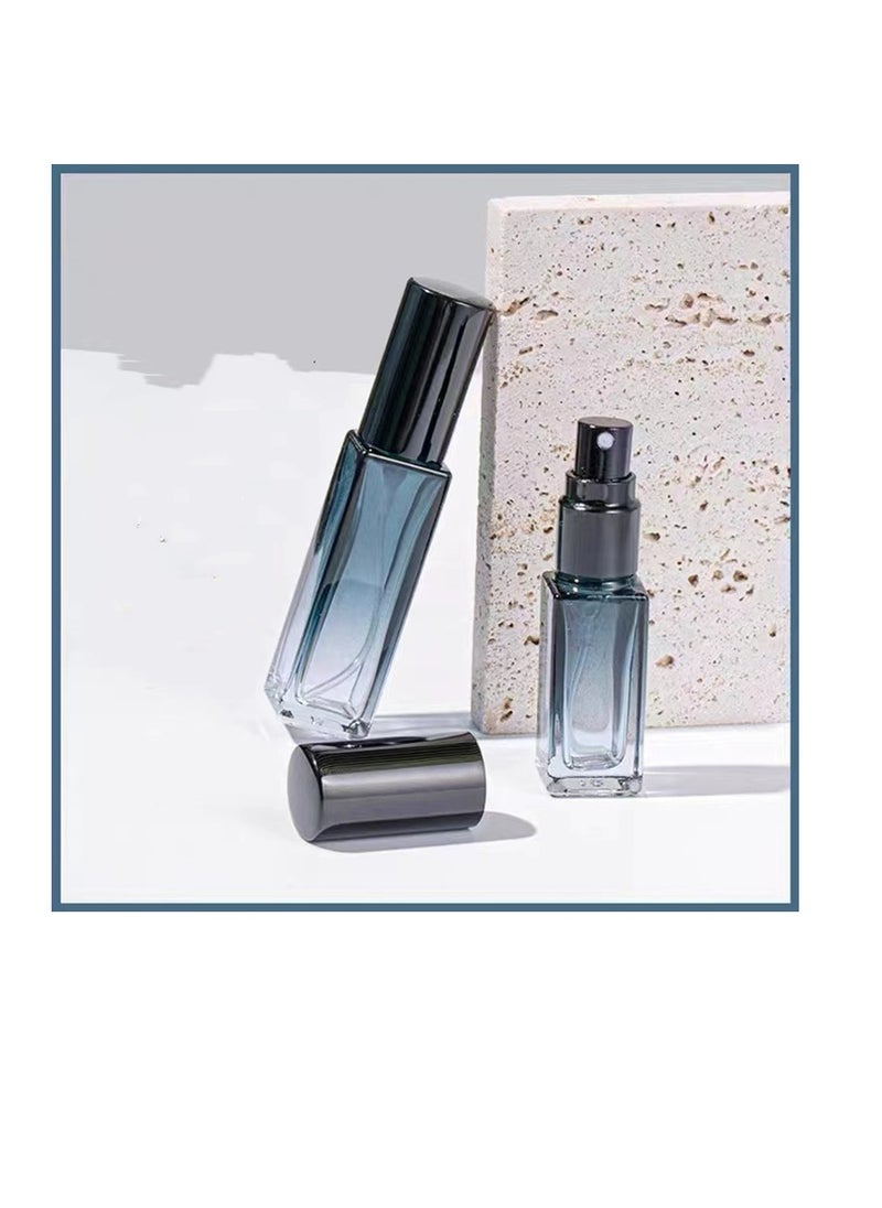 3-Piece 5ml Perfume Atomizer, Portable Empty Mini Spray Bottle for Perfume, Liquid Sprayer, Rotating Design Use Glass Shell Includes Liquid Dispensing Tool
