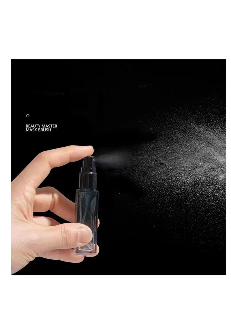3-Piece 5ml Perfume Atomizer, Portable Empty Mini Spray Bottle for Perfume, Liquid Sprayer, Rotating Design Use Glass Shell Includes Liquid Dispensing Tool