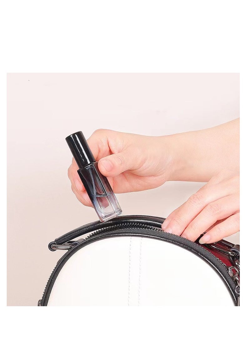 3-Piece 5ml Perfume Atomizer, Portable Empty Mini Spray Bottle for Perfume, Liquid Sprayer, Rotating Design Use Glass Shell Includes Liquid Dispensing Tool