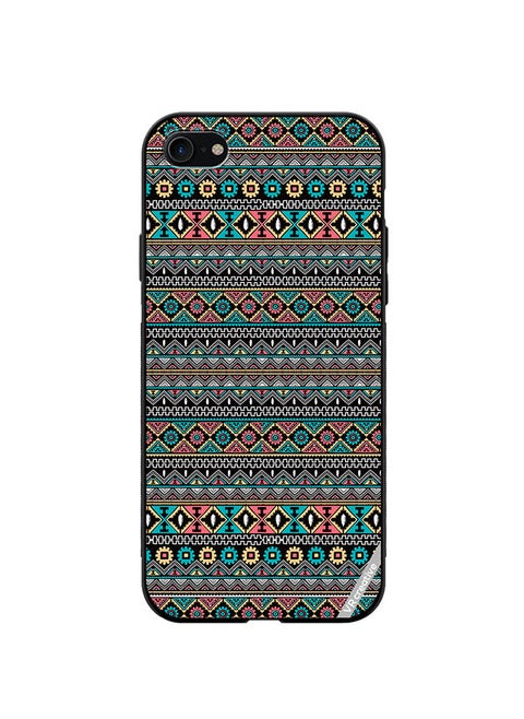 Protective Case Cover For Apple iPhone SE (2022) Texture Design Multicolour