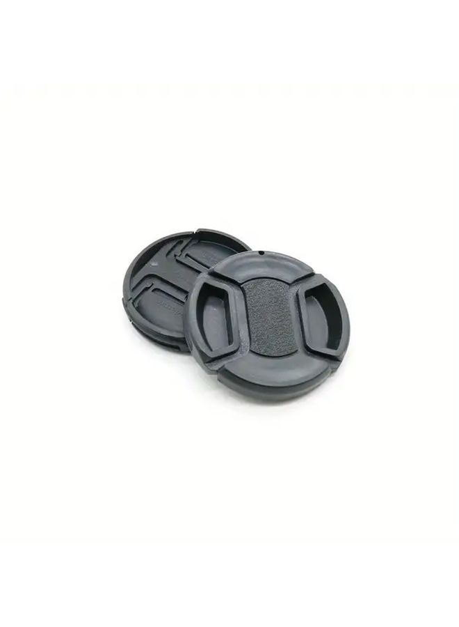 52mm Front Lens Cap Hood Cover With Snap On String For Camera - Image 2