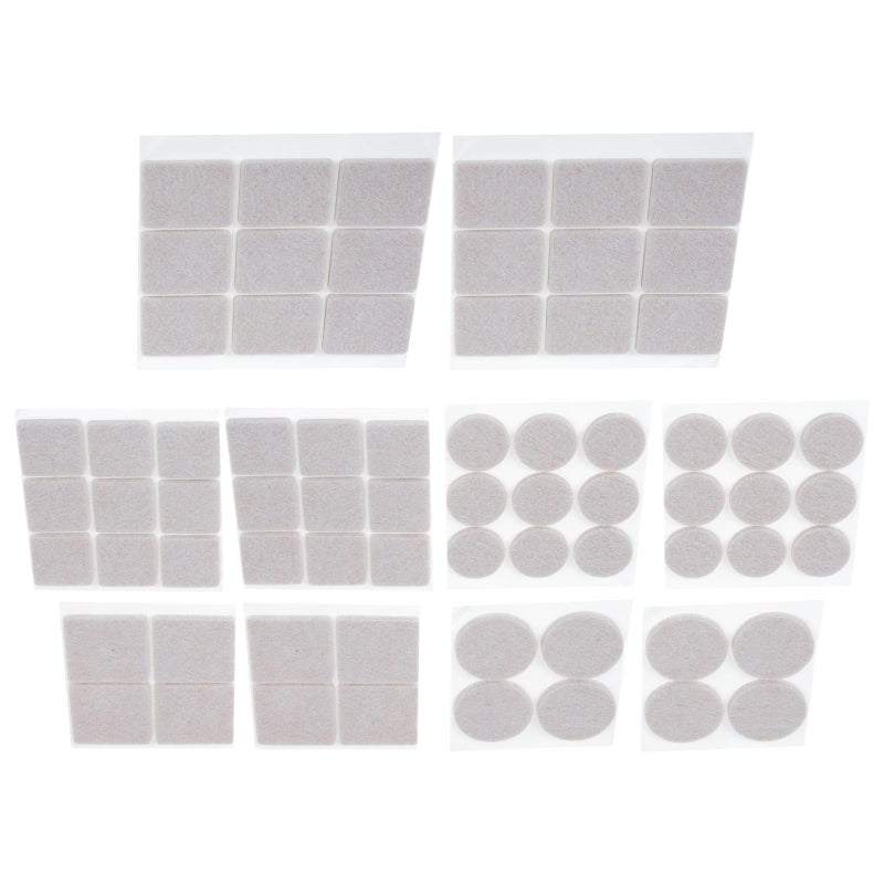 70 Pcs Furniture Felt Pads Non Slip Floor Protectors Chair Leg Cushions For Hardwood Scratch Guards - Image 2