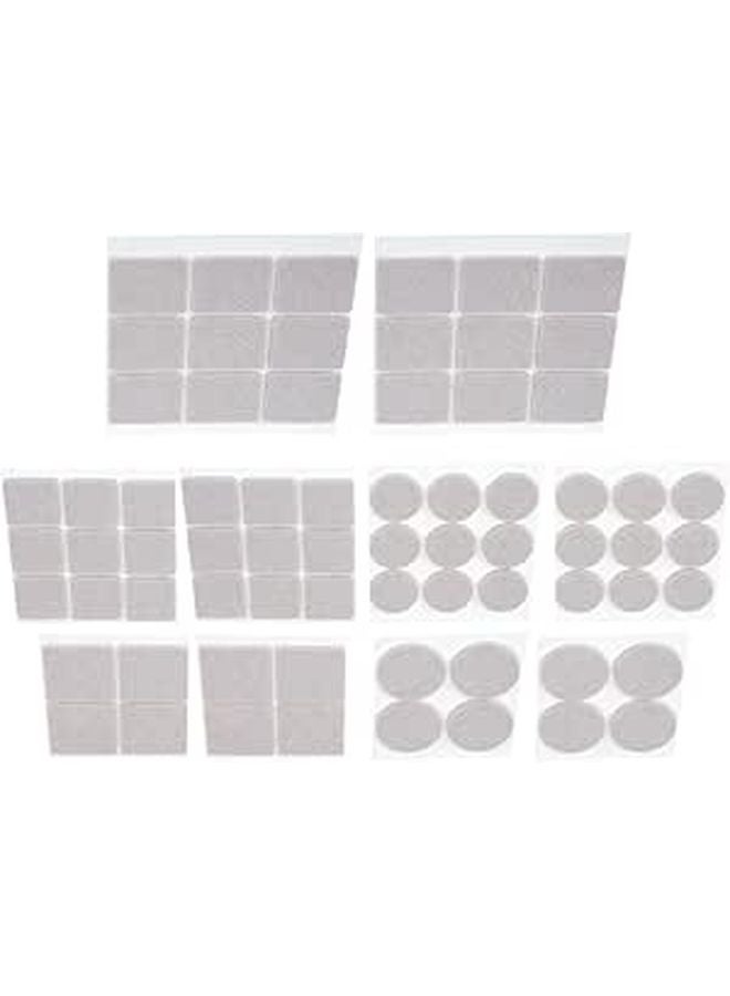 70 Pcs Furniture Felt Pads Non Slip Floor Protectors Chair Leg Cushions For Hardwood Scratch Guards - Image 1