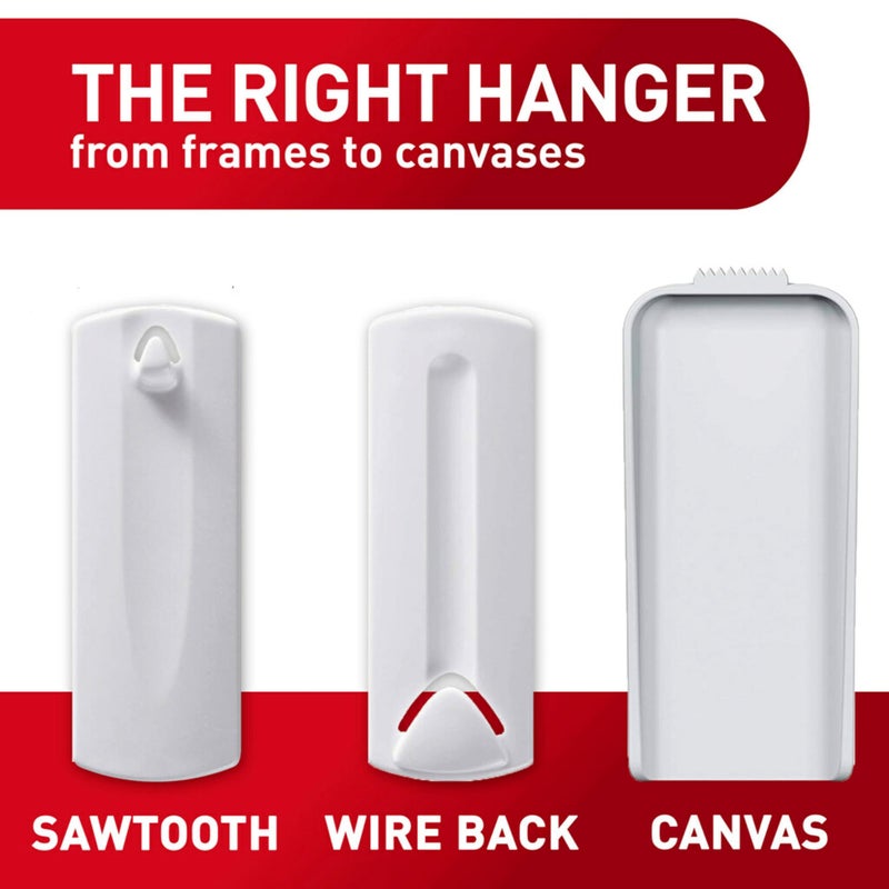 Command Sawtooth Picture Hangers, 4 Frame Hangers and 8 Command Strips, Damage-Free Hanging Sawtooth Frames, No Tools Wall Hooks for Christmas Decorations, Holds up to 4 lb (Pack of 2) - Image 5