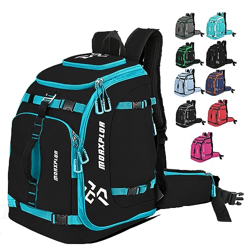 MORXPLOR Ski Boot Bag - 65L Padded, Waterproof Ski Travel Backpack for Gear & Accessories - Image 1