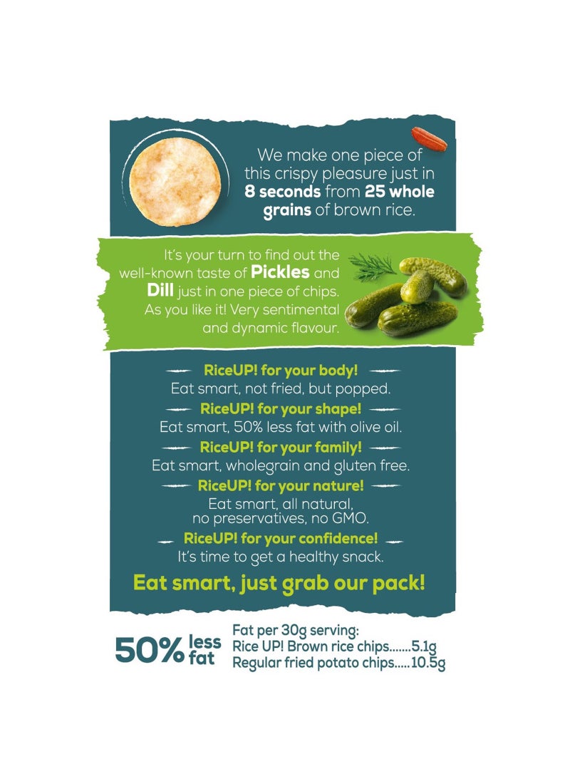 Rice Up رقائق الأرز الكامل مع المخللات والشبت - Image 3