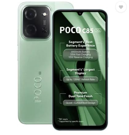POCO Poco C85 5G Spring Green 8GB RAM 128GB ROM | Best Price Oman