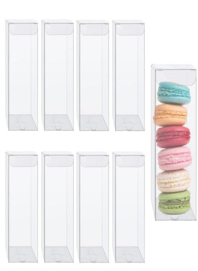 علب هدايا شفافة من كوبو، 30 قطعة، علب هدايا بلاستيكية صغيرة مكعبة شفافة، 2 × 2 × 5.9 بوصة، مناسبة لحفلات الزفاف والمناسبات.