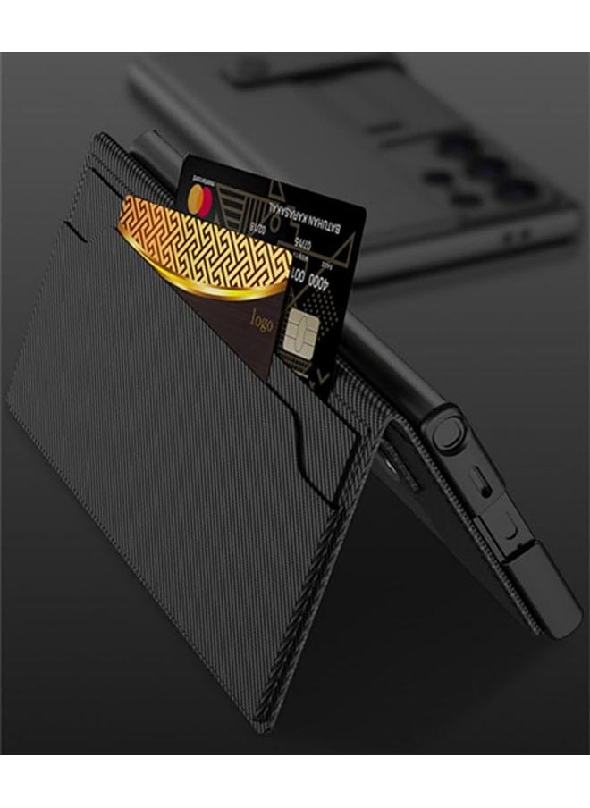 Case for S24 Ultra/S24Plus/S24 Cover Wallet Magnetic Flap Solid Color Leather, Stand Folio Case for Samsung Galaxy S24 Ultra/S24Plus/S24