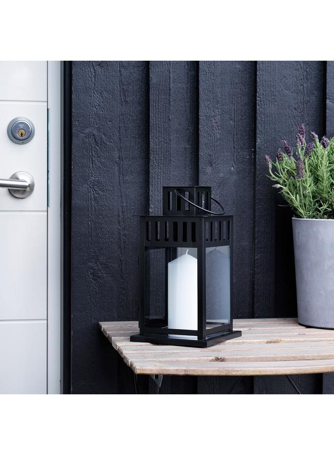 erorex Lantern for block candle, in/outdoor black, 28 cm - Image 5