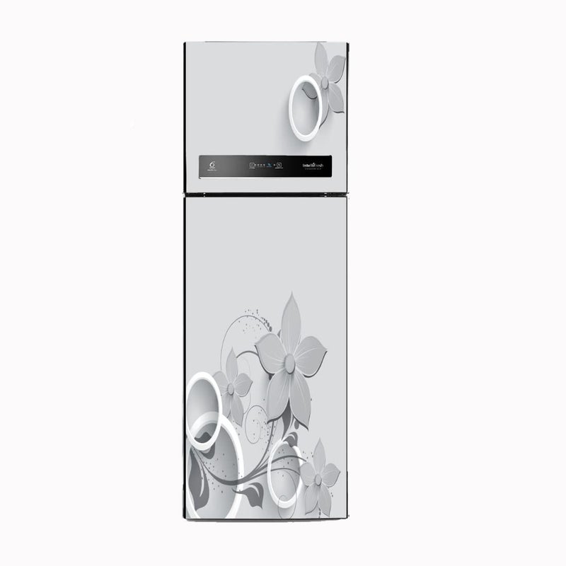 WallDaddy Fridge Stickers & Wall Stickers, Beautiful Fridge Decorative Sticker Wallpaper Poster (PVC Vinyl) Large Size (60x160 cm) (Slatey Flower)-Self-Adhesive - Image 5