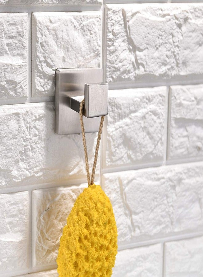 TURS Brushed Bathroom Accessory Set Towel Ring Set Stainless Steel Toilet Paper Holder Towel Ring Robe Hook Wall Mount - Image 3