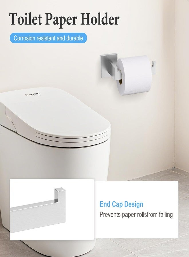 TURS Brushed Bathroom Accessory Set Towel Ring Set Stainless Steel Toilet Paper Holder Towel Ring Robe Hook Wall Mount - Image 5