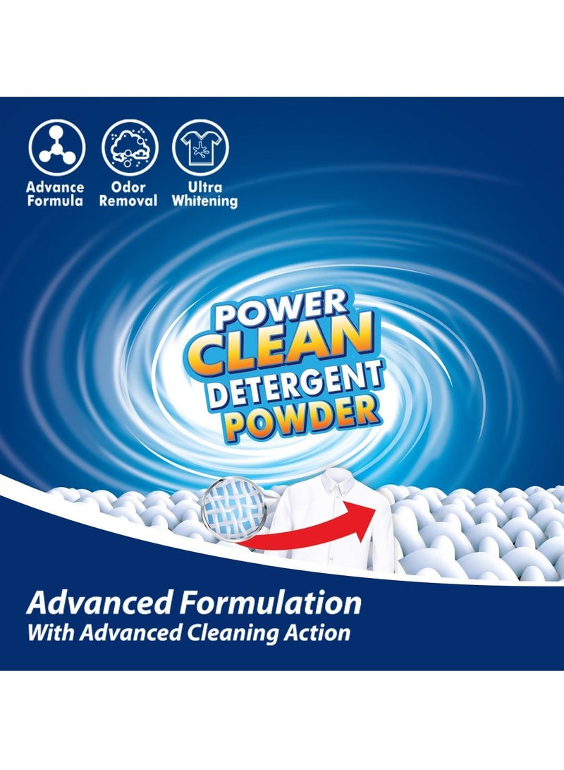 VCare Vcare Power Clean Laundry Detergent Powder - Effortless Stain Removal - Removes Odour and Provides Ultra Whitening with a Refreshing Scent - 1Kg  - Image 3