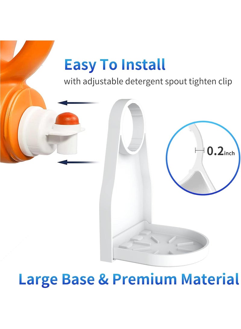 Beauenty (2 Pack) Laundry Detergent Cup Holder Drip Catcher Organizer Clip Tight on Laundry Bottle Spouts, No More Leaks or Mess with Detergent and Fabric Softener in Laundry Room - Image 3